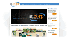 Desktop Screenshot of adcorpmediagroup.com